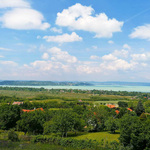 Lake Balaton panoramic view